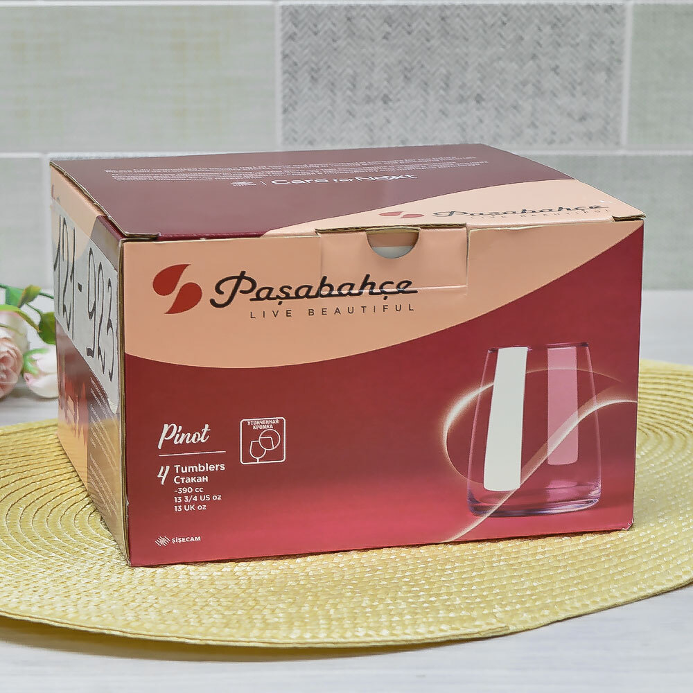 Набор стаканов "Pinot" 4шт 390мл