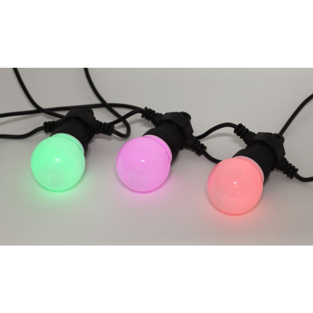 ERABL-MK52 ЭРА Гирлянда ЭРА Белт Лайт набор 5 м, 10 RGB LED ,дин.реж, с трансформ.каучук,24В,IP44 | Гирлянды