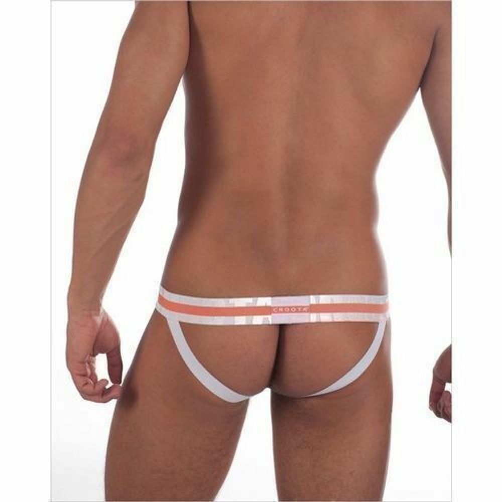 Мужские трусы джоки оранжевые Croota Midpoint Jockstrap Orange CR00015