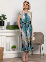 Костюм с юбкой Вайнона (зеленый) К15119-10М LT Collection