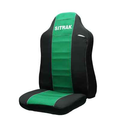 Чехлы Sitrak MAX; SITRAK C7H с 2024 г (полиэфир, черный, зеленая вставка)