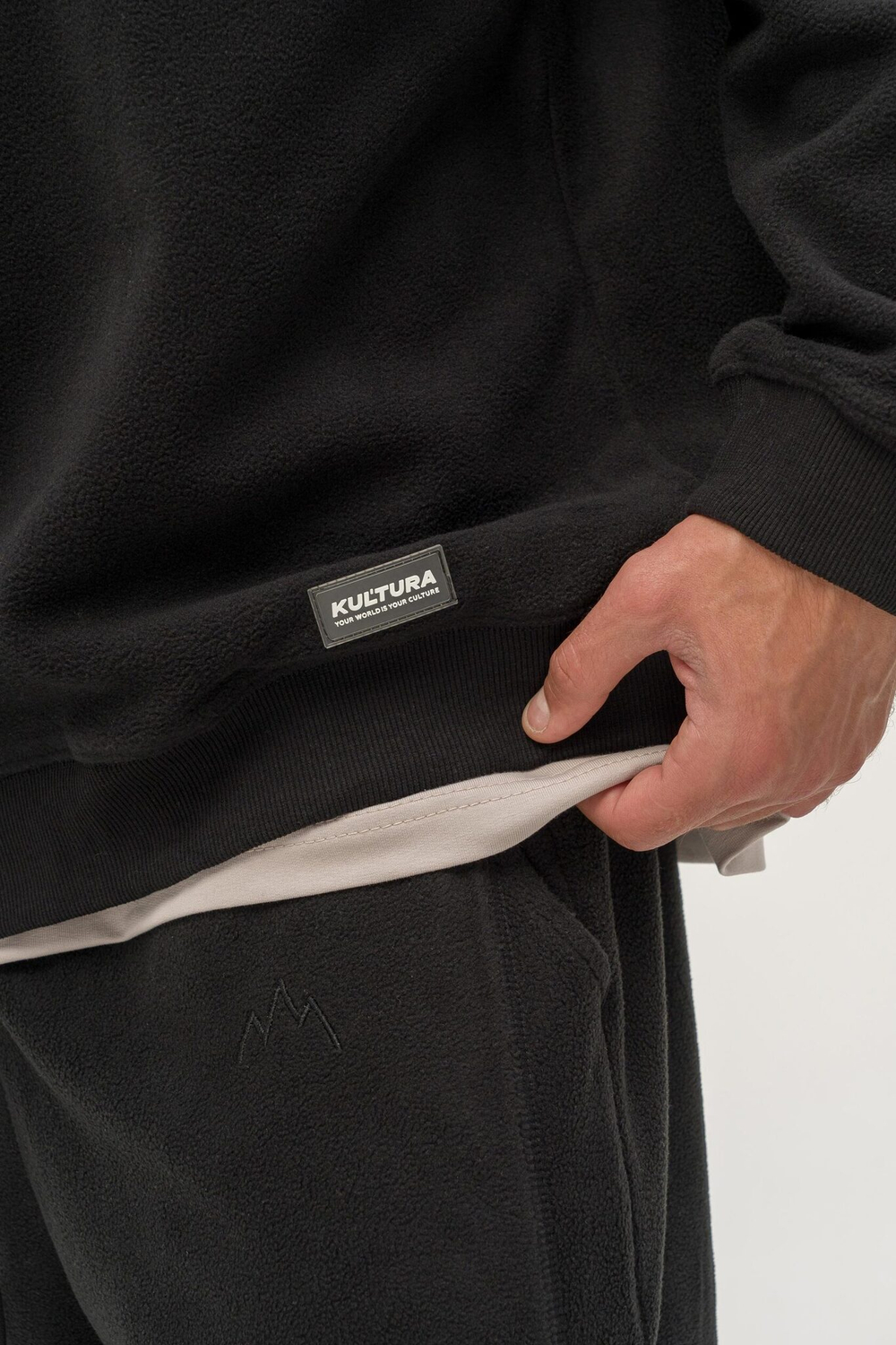 Толстовка КУЛЬТУРА "Fleece", черный