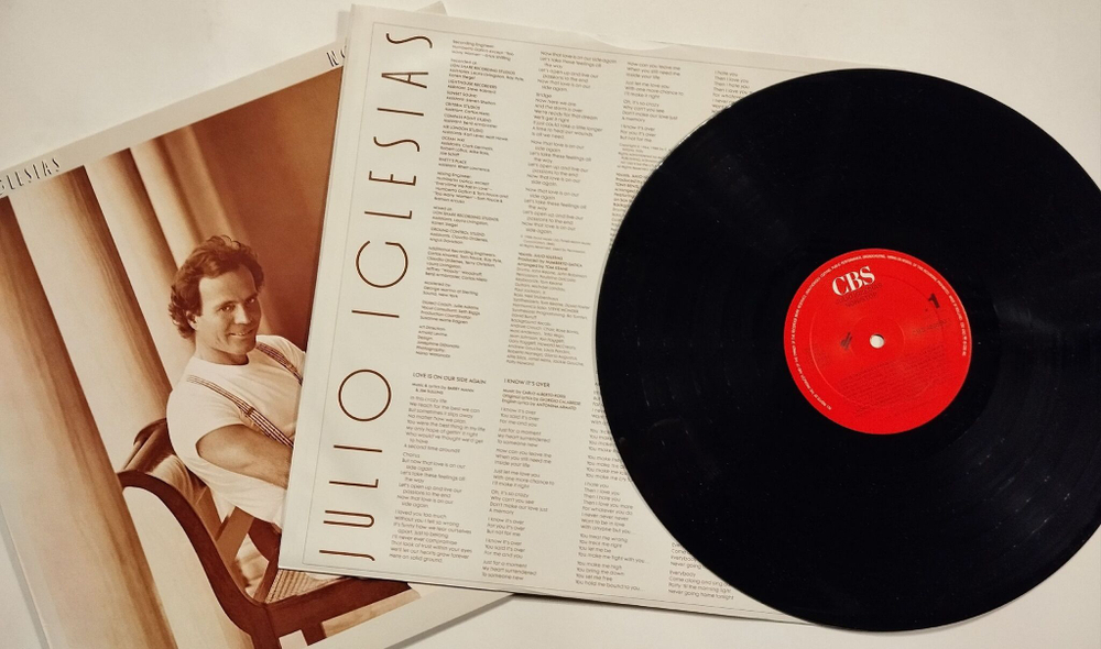 Винтажная виниловая пластинка LP Julio Iglesias Non Stop (Holland 1988)