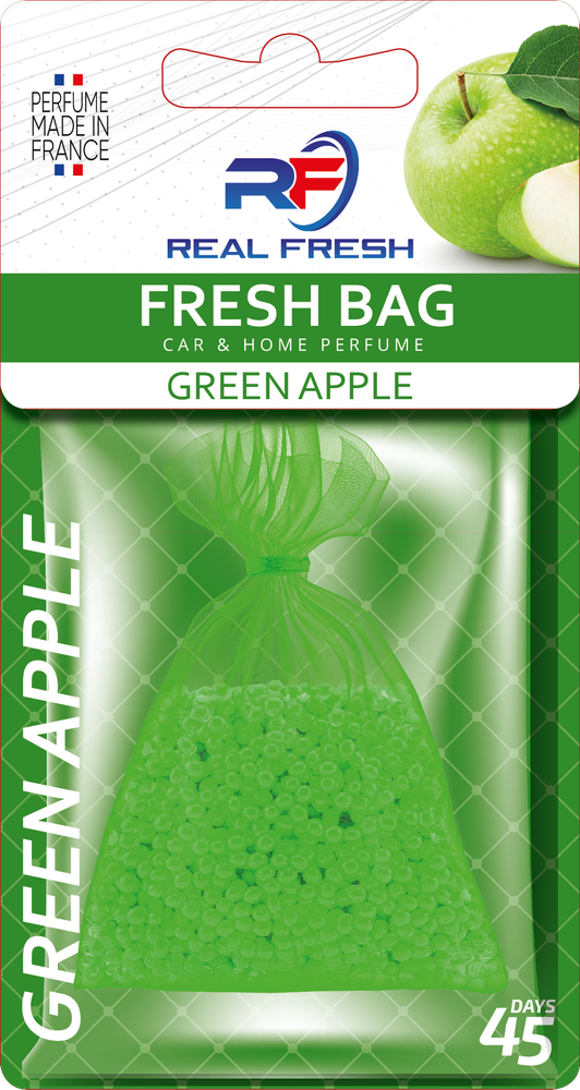 ОСВЕЖИТЕЛЬ ВОЗДУХА В МЕШОЧКЕ &quot;REAL FRESH&quot; FRESH BAG GREEN APPLE 20G
