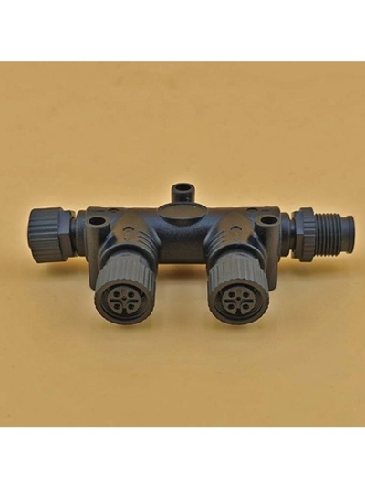 NMEA 2000 M12 5pin коннектор 4 порта