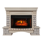 Каминокомплект Real Flame Country 33/33W WT с очагом Firespace 33W