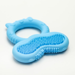 Прорезыватель силиконовый «Котик - кольцо», массажер, цвет МИКС 4350292