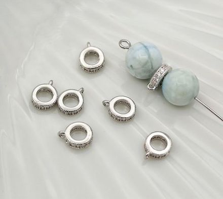 Бейл со стразами 9мм