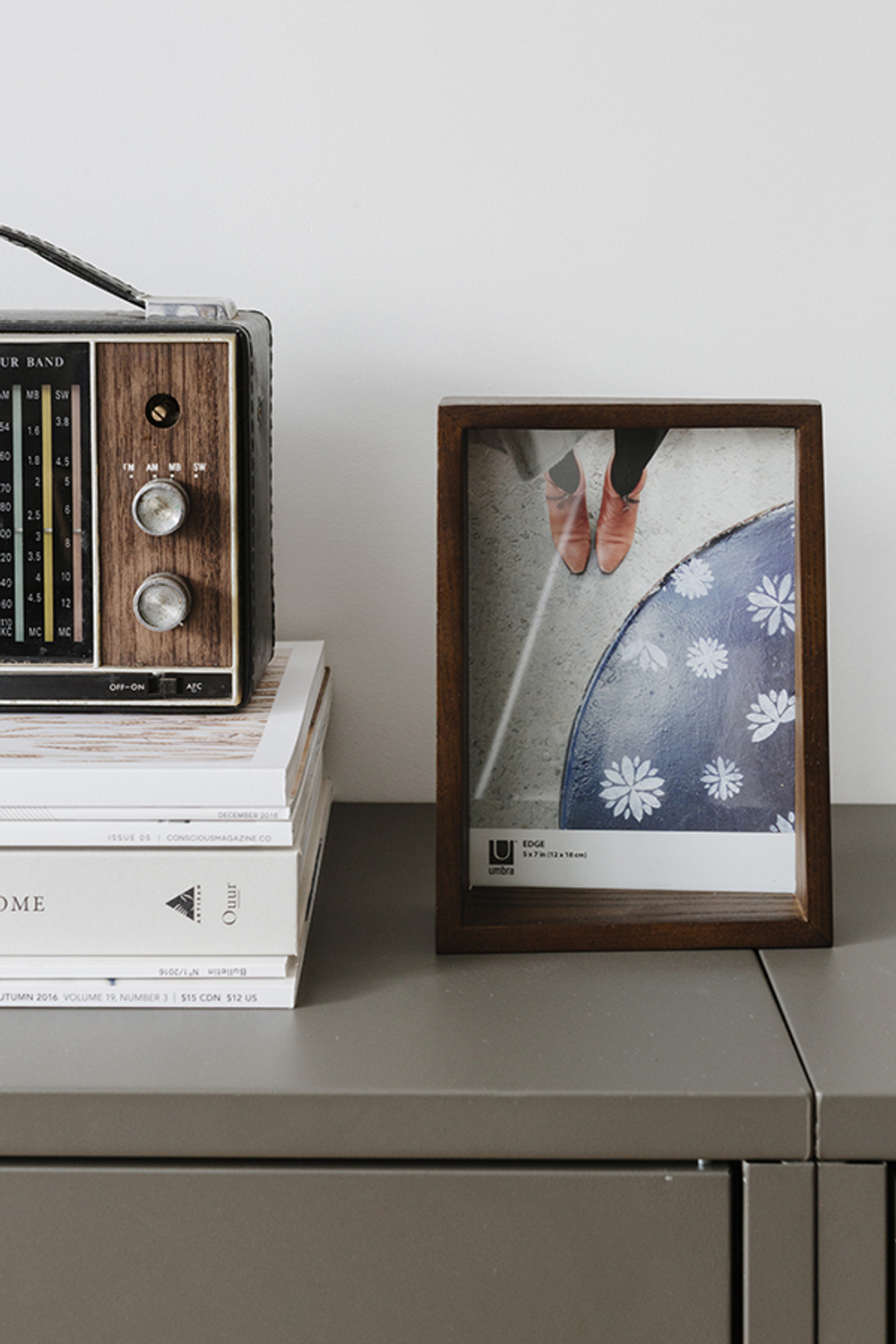 Рамка для фотографий edge 10x15 состаренный орех