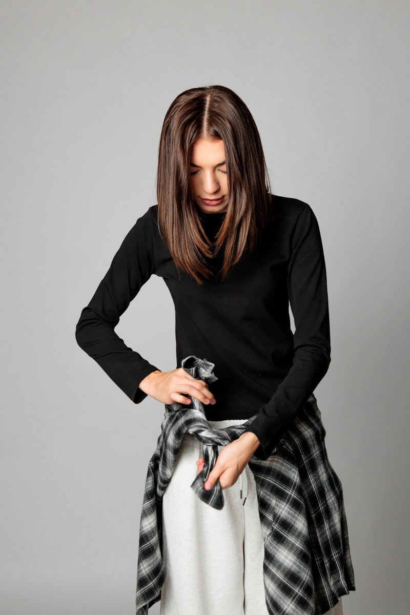 Лонгслив жен. 2020 чер.