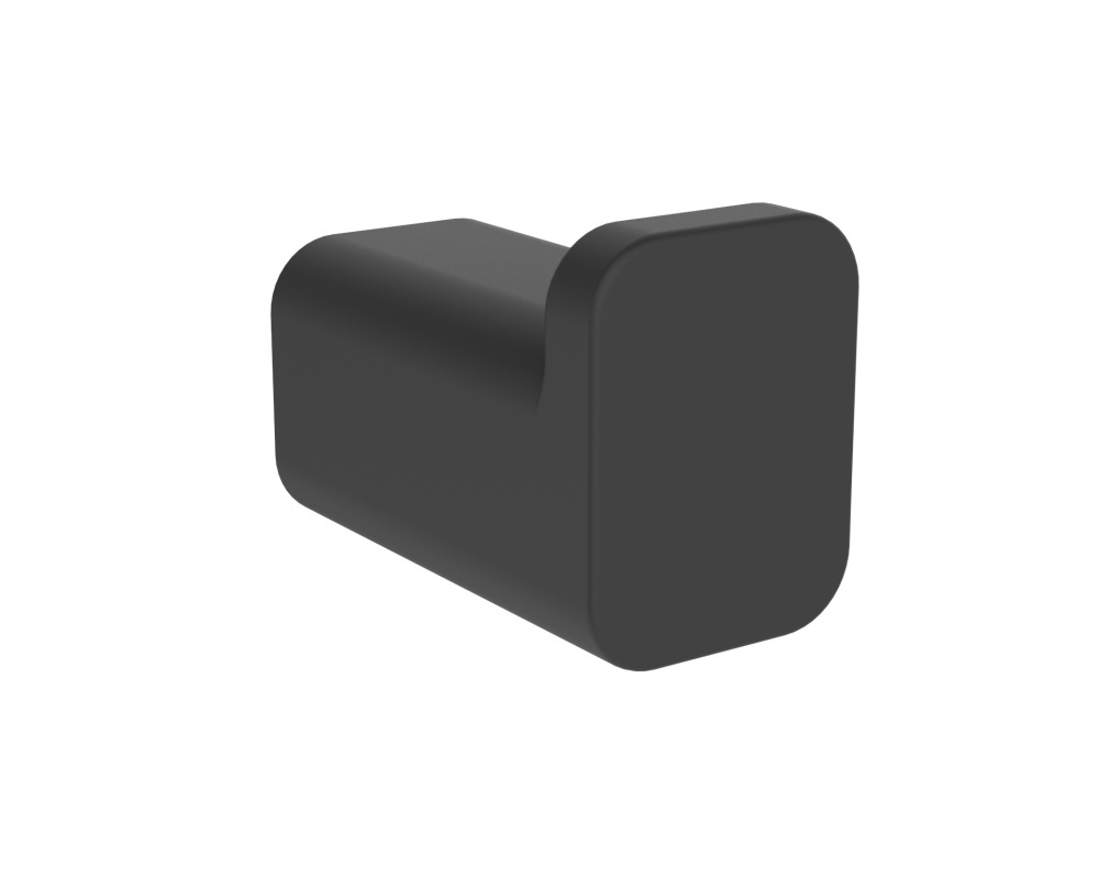 5201-C Крючок одинарный для полотенца (ЧЕРНЫЙ) ViEiR  (150/1шт)