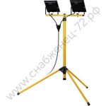 STAYER 2х50Вт, 6500К IP65, 1.6 м Светодиодные прожекторы на штативе LED-MAX, (56925-2-50)