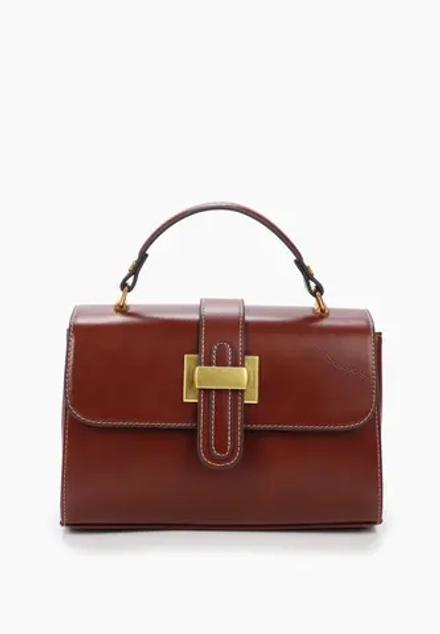 11218-1-2GR brown-25L Женская сумка