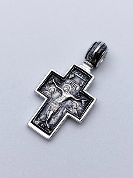 Крест из серебра/Чернение/Знамение