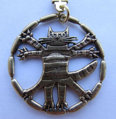 Брелок "Кот да Винчи"