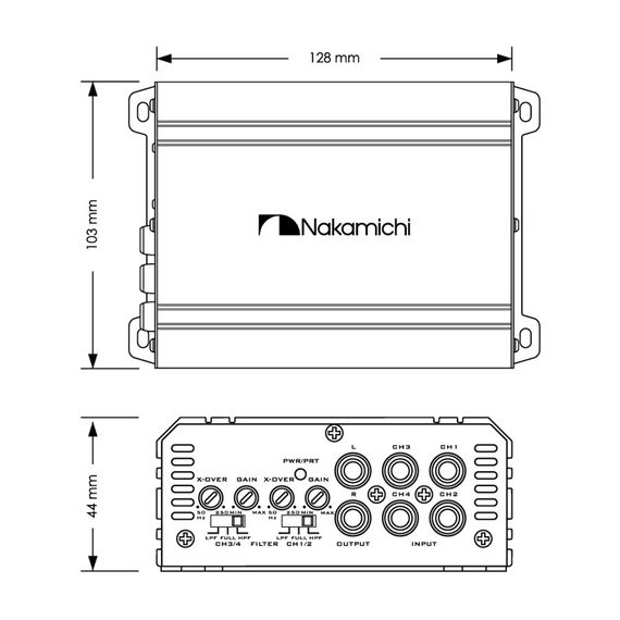 Усилитель Nakamichi NKMD60.4