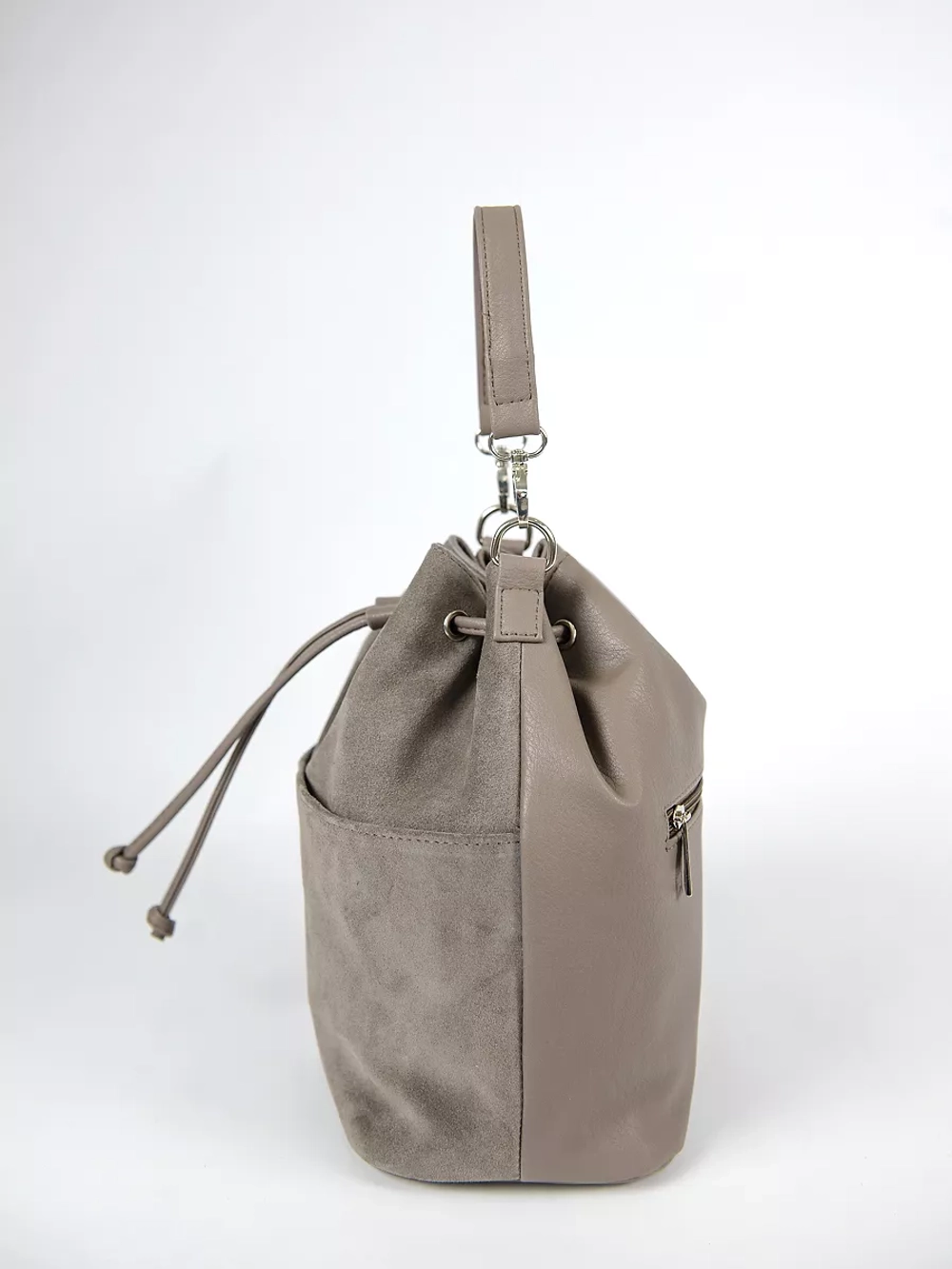 сумка через плечо маленькая натуральная замша