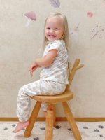 Футболка для девочек Mjölk Ёжики на экрю