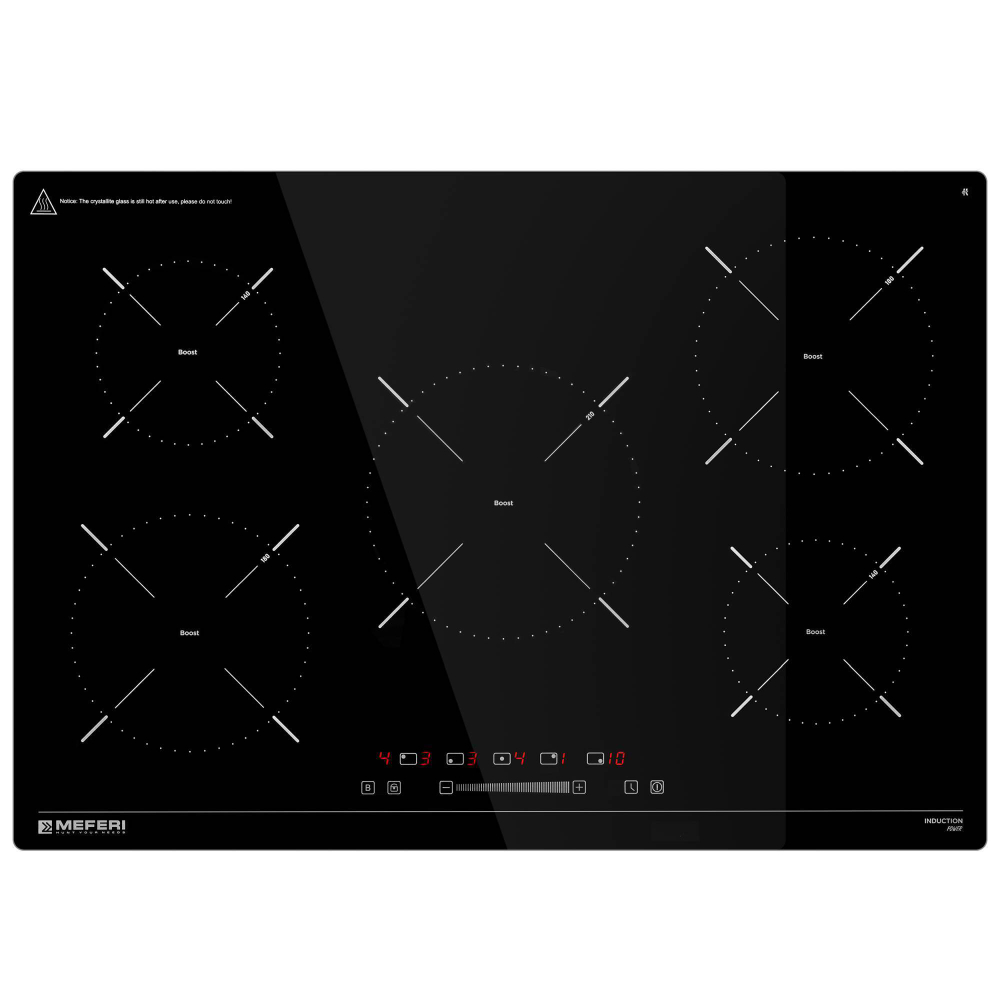 Индукционная варочная панель Meferi MIH755BK POWER фото 13