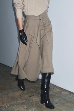 ZARA ЮБКА-ПАРЕО С ПРЯЖКОЙ — ZW COLLECTION, ЮБКА-ПАРЕО С ПРЯЖКОЙ — ZW COLLECTION