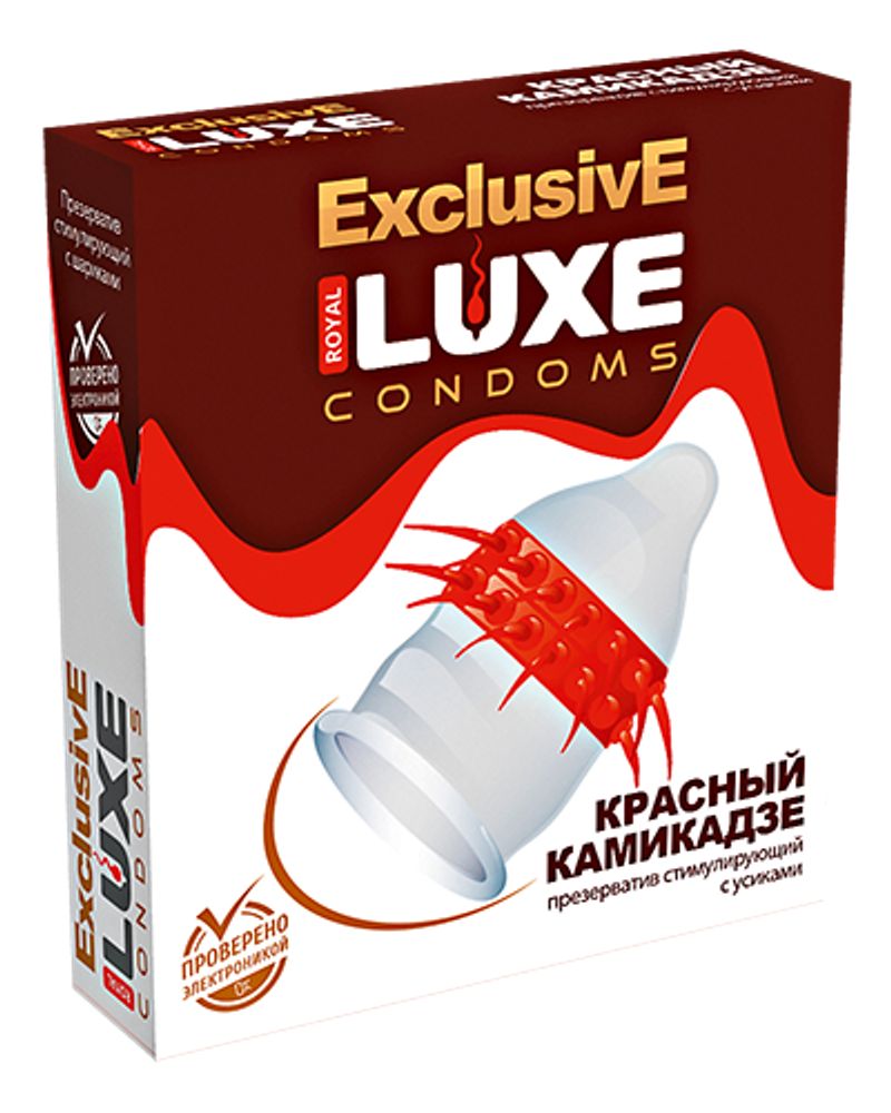 Презерватив Luxe Exclusive Красный камикадзе 1 шт.