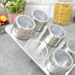 Набор для специй 7 предметов, на магните, 24 специи внутри, MB 40462