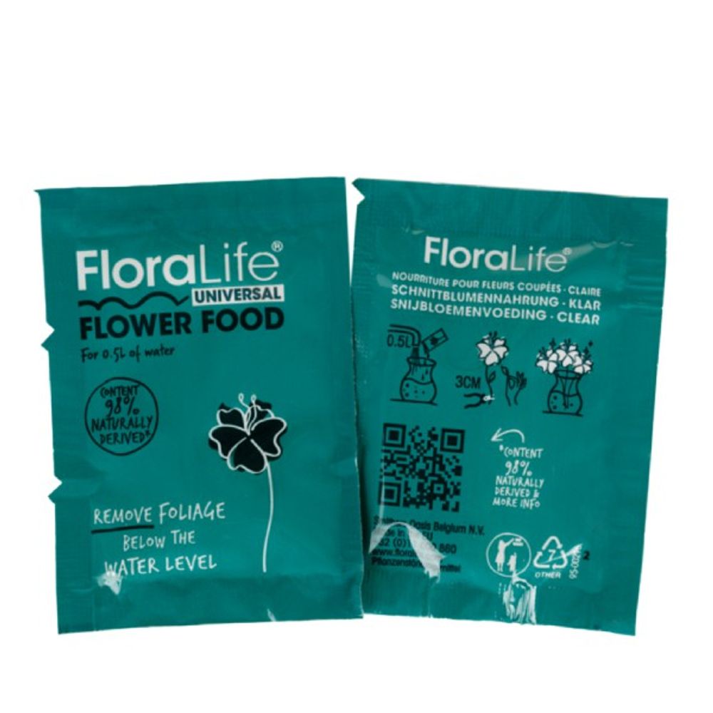 Подкормка д/срезанных цветов "Floralife Flower Food Clear 300" 5г (10шт) Oasis