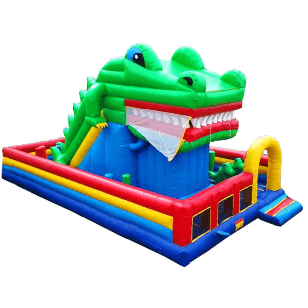 Надувная горка-робот "Дракоша" 10*6*5 м