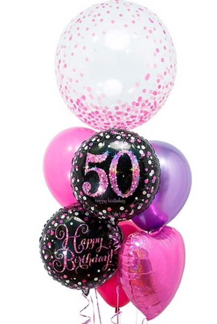 Букет шаров "Юбилей 50 лет для женщины"