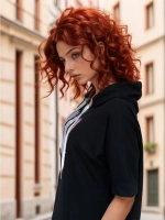 футболка с капюшоном