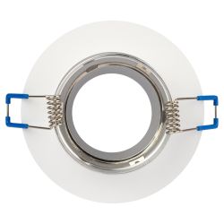 Встраиваемый светильник декоративный ЭРА DK95 WH MR16 GU5.3 белый | Декоративные встраиваемые светильники