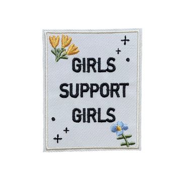 Нашивка термоаппликация на одежду и  на рюкзак. Girls. Femenism