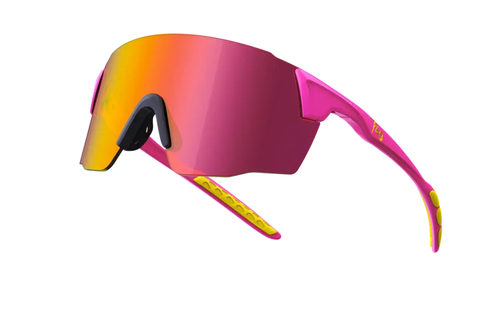 Спортивные очки с диоптриями 720armour Kamikaze Cylinder / Geisha Purple / Smoke Full Red Ti Lens