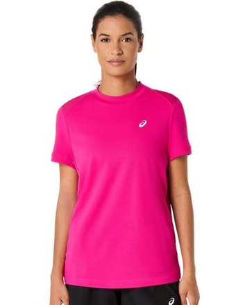 Женская теннисная футболка Asics Court Short Sleeve - Розовый