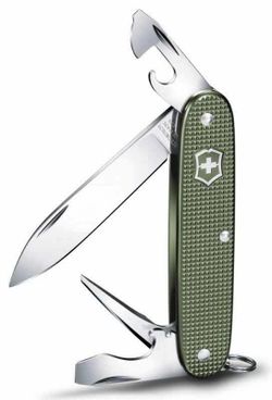 Нож перочинный Victorinox Alox Pioneer оливковый (0.8201.L17)
