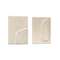 Mirta Набор из 2 картин из папье-маше бежевого цвета 29 х 39 см