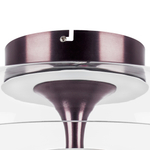 809200 Люстра CELESTA LED 24W 1200LM КОФЕЙНЫЙ/ПРОЗРАЧНЫЙ 3000K