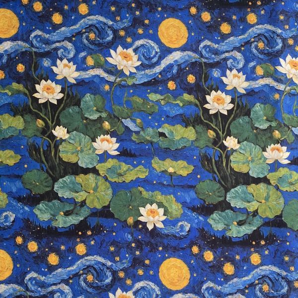 ЛУНА И ЛИЛИИ, 100% хлопок Handmade Fabrics 1