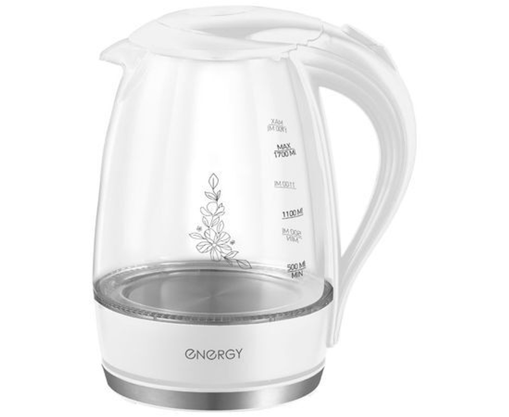 Чайник ENERGY E-262 (1.7л) стекло, пластик