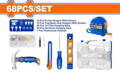 Набор инструмента 68 шт (5/10) WADFOW WHS2B68