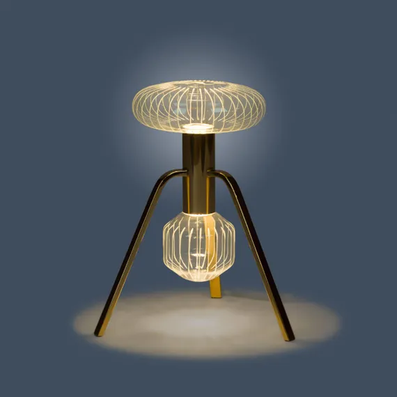 Настольный светильник Asrid золотистый