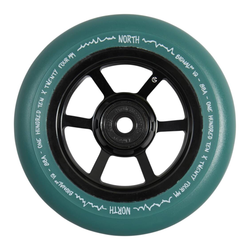 Колеса North Signal V2 (110мм, черный/зеленый)