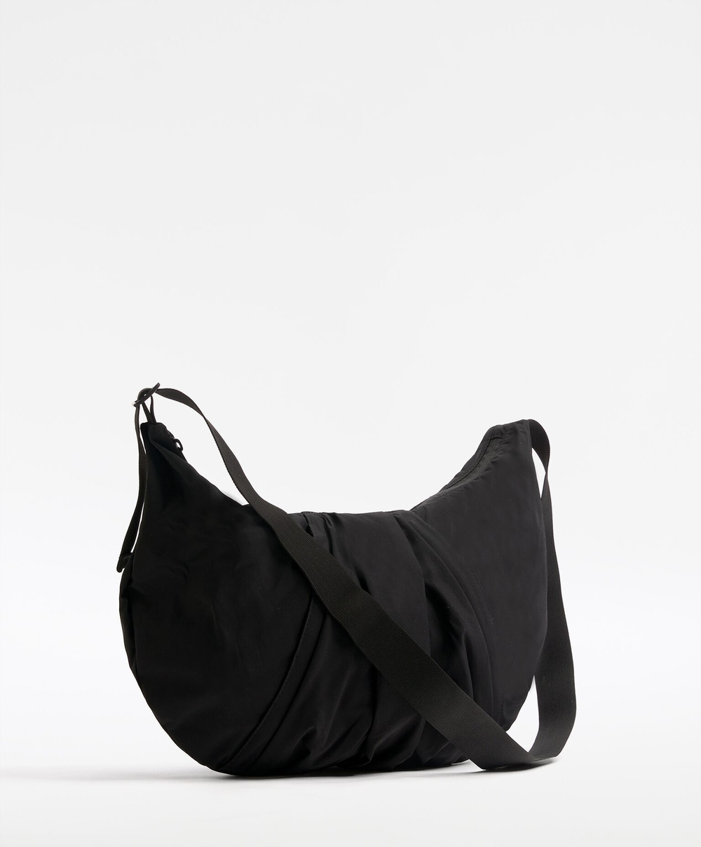OYSHO Сумка через плечо овальной формы, черный