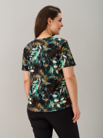Футболка Фв-107/изумрудный-листьяфэнтези