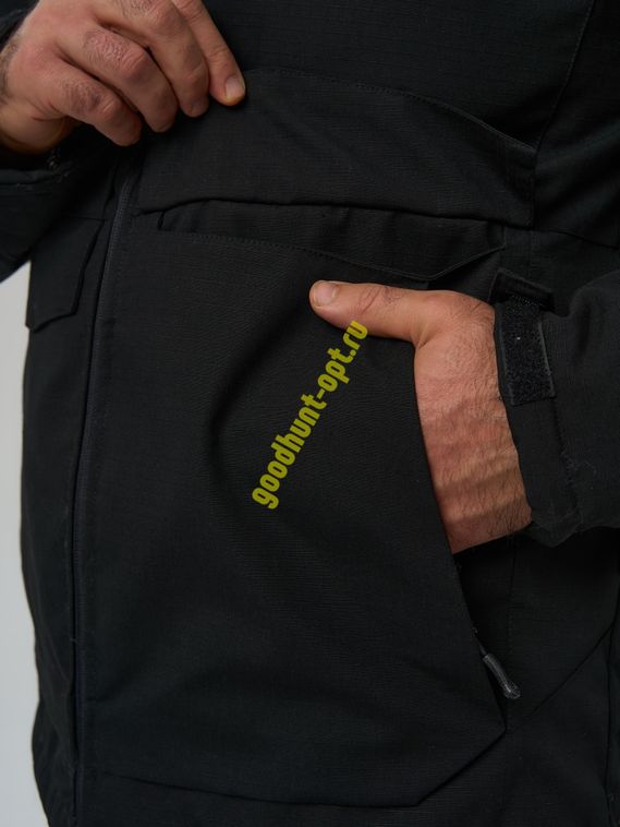 Тактическая зимняя куртка (Бушлат) с фольгой Черный
