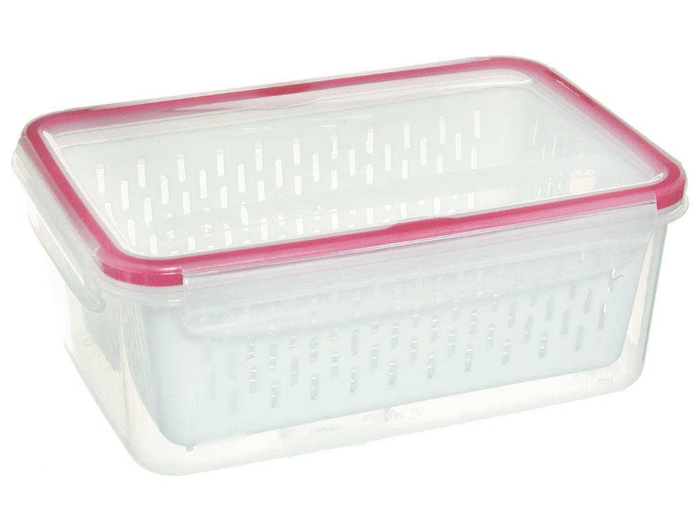 Контейнер с сеткой 2,4л Экстра Лок BRIGHT