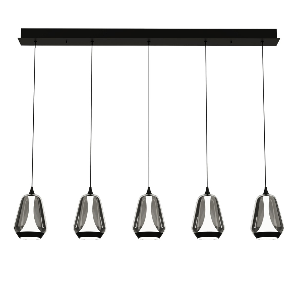 Подвесной светильник MD24001011-5B black/smoky