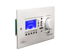 CVGAUDIO NVC-SRC-W Внешний настенный MP3/BLUETOOTH/FM модуль с регулятором громкости для микшеров-усилителей NEXT/M, алюминий светлый