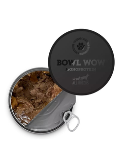 BOWL WOW консервированный корм для собак с индейкой и тыквой, 340 г