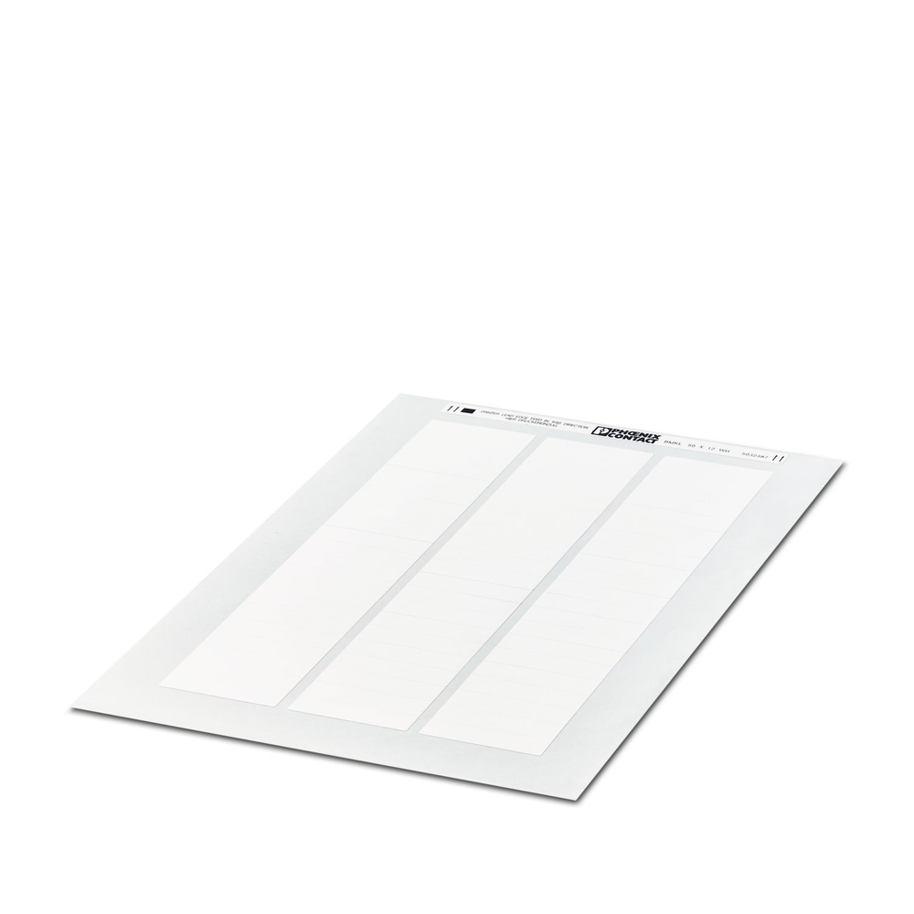 0824257 - BMKL 50X12 WH CUS - Этикетки в листах DIN-A4